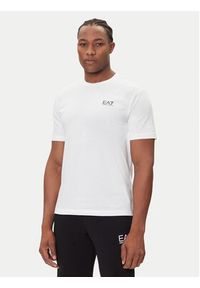 EA7 Emporio Armani T-Shirt 7M000567 AF10375 M0003 Biały Regular Fit. Kolor: biały. Materiał: bawełna #5