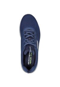 skechers - Adidasy Skechers Summits Torre, Mężczyźni. Kolor: niebieski. Materiał: materiał