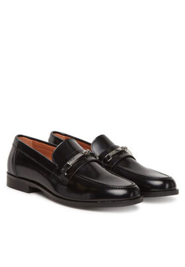Calvin Klein Półbuty Moc Loafer W/Ml - Lth HW0HW02342 Czarny. Kolor: czarny. Materiał: skóra