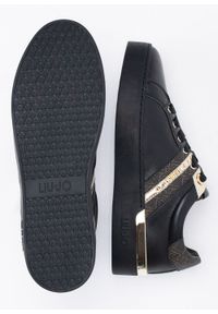 Sneakersy damskie czarne Liu Jo Silvia 68. Okazja: na spotkanie biznesowe. Kolor: czarny. Materiał: tkanina #3