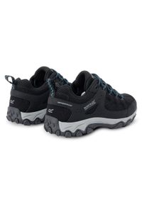 Regatta - Buty damskie trekkingowe niskie z membraną Edgepoint IV. Kolor: czarny. Materiał: syntetyk. Szerokość cholewki: normalna. Styl: sportowy