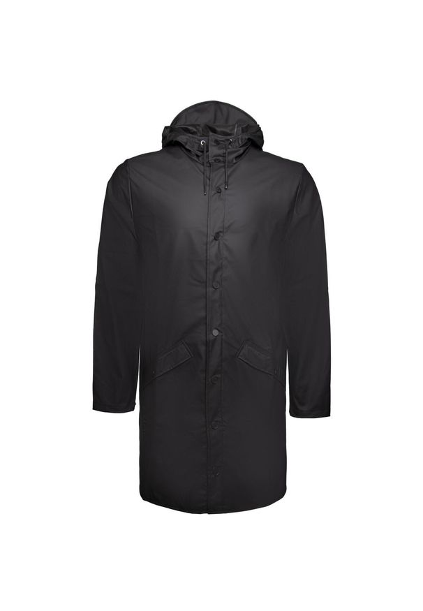 Kurtka Rains Long Jacket W3. Kolor: czarny. Sport: turystyka piesza