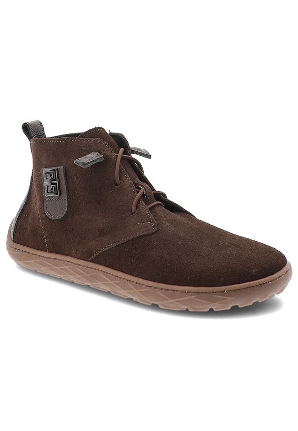 Brązowe Botki Armodo Wygodne Skórzane Buty Damskie. Okazja: na co dzień. Kolor: brązowy. Materiał: skóra. Sezon: zima, jesień. Styl: casual
