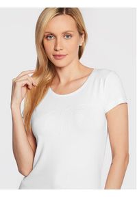 4f - 4F T-Shirt H4Z22-TSD353 Biały Regular Fit. Kolor: biały. Materiał: bawełna #5