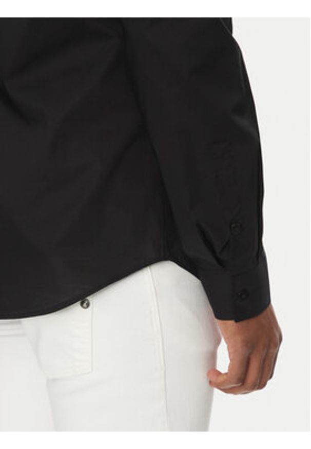 Versace Jeans Couture Koszula 78GALYS1 Czarny Slim Fit. Kolor: czarny. Materiał: bawełna
