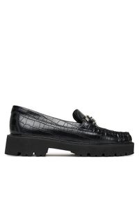 Aldo Loafersy Danrose 14058759 Czarny. Kolor: czarny. Materiał: skóra