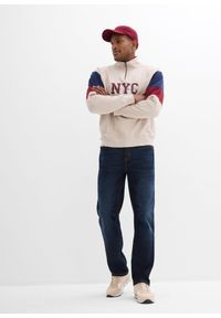 bonprix - Jeansy classic fit ze stretchem, straight. Kolor: niebieski. Styl: klasyczny #2