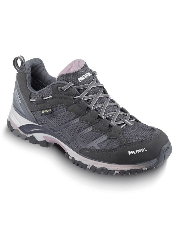 Buty trekkingowe damskie MEINDL Caribe Lady GTX, z membraną Gore-Tex. Kolor: szary