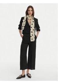 Marella Marynarka Papiro 2615041042 Czarny Regular Fit. Kolor: czarny. Materiał: len #3