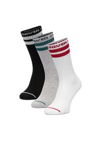 Quiksilver Skarpety długie CEO_BR_QUIK_2040_W_AW25 (3 PACK) Kolorowy. Materiał: bawełna. Wzór: kolorowy #1