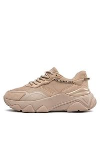 Guess Sneakersy Micola FL7MIC LEA12 Beżowy. Kolor: beżowy. Materiał: materiał #5