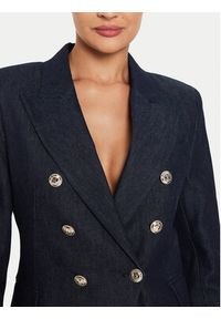 Marciano Guess Marynarka 4YPN17 7238A Granatowy Regular Fit. Kolor: niebieski. Materiał: bawełna, jeans #4