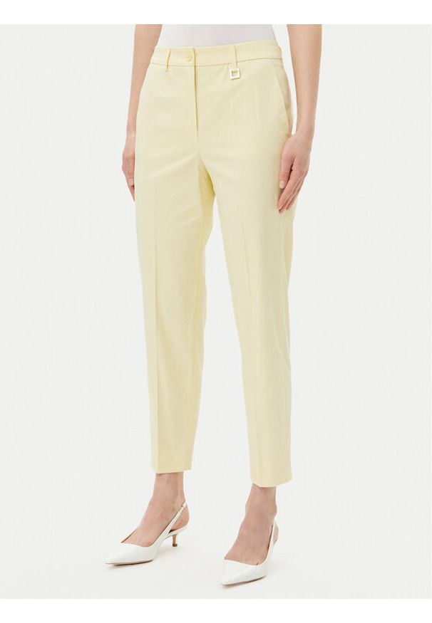 JOOP! Spodnie materiałowe 58 252P58Petrona-X 30045842 Żółty Slim Fit. Kolor: żółty. Materiał: bawełna