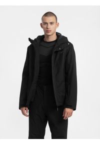 4f - Kurtka narciarska membrana 5 000 męska. Kolor: czarny. Materiał: materiał, poliester. Sezon: zima. Sport: narciarstwo #1