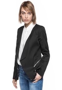 Tom Tailor - DAMSKA MARYNARKA TOM TAILOR MODERN BLAZER WITH OPEN FRONT 3922039.00.75 COL. 2999. Materiał: bawełna, lyocell, włókno, materiał. Styl: klasyczny, elegancki #5