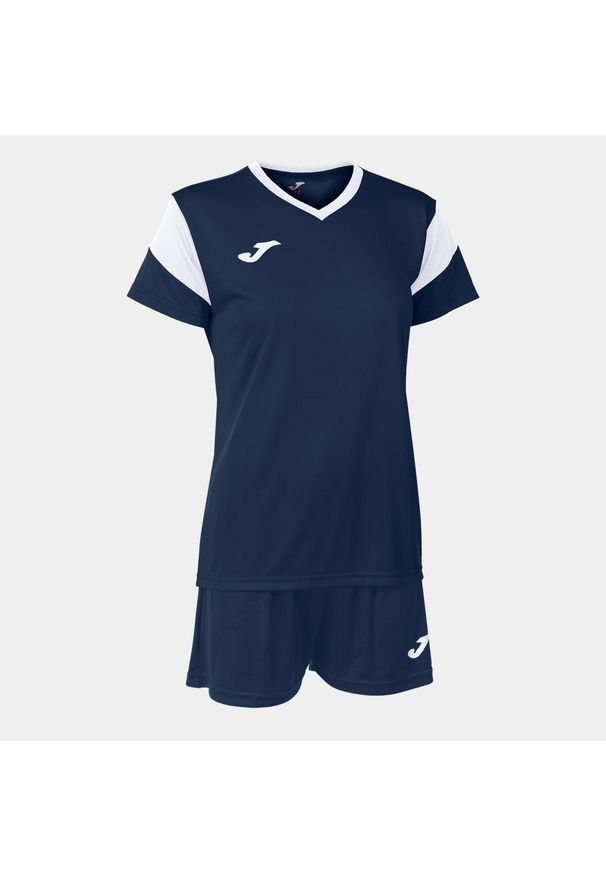 Zestaw piłkarski damski Joma Phoenix. Kolor: wielokolorowy, niebieski, biały. Sport: piłka nożna