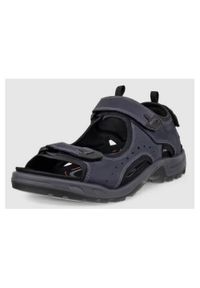 ecco - Buty do chodzenia męskie Ecco Offroad. Zapięcie: rzepy. Kolor: wielokolorowy. Materiał: skóra. Sport: turystyka piesza