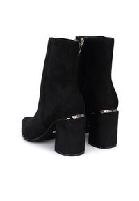 Nine West Botki WFA3000-1 Czarny. Kolor: czarny. Materiał: materiał #3