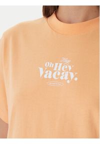 Hugo - HUGO T-Shirt Vintage 50560770 Pomarańczowy Regular Fit. Kolor: pomarańczowy. Materiał: bawełna. Styl: vintage #5