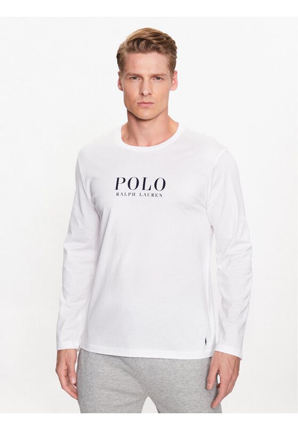 Polo Ralph Lauren Longsleeve 714899614005 Biały Regular Fit. Typ kołnierza: polo. Kolor: biały. Materiał: bawełna. Długość rękawa: długi rękaw