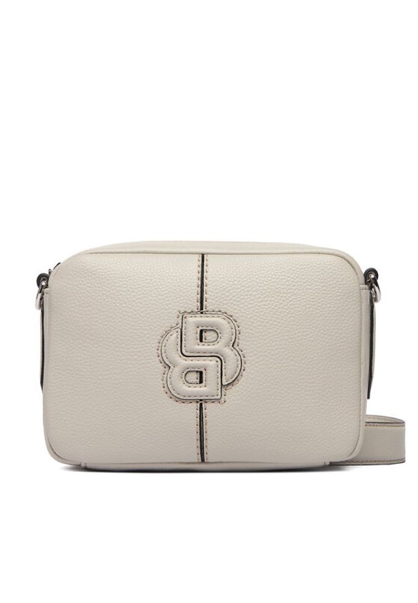 BOSS Torebka Anett New Crossbody 50557914 Szary. Kolor: szary. Materiał: skórzane