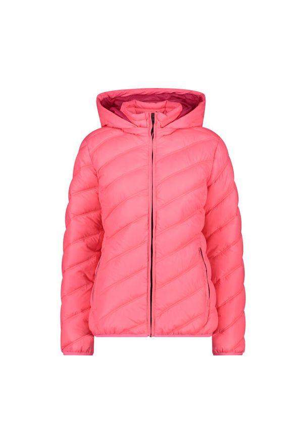 Kurtka puchowa z kapturem 3M™ Thinsulate™ damska CMP. Typ kołnierza: kaptur. Kolor: różowy. Materiał: puch. Technologia: Thinsulate