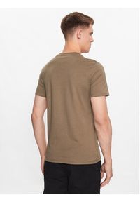 Guess T-Shirt M2YI72 I3Z14 Brązowy Slim Fit. Kolor: brązowy. Materiał: bawełna #4