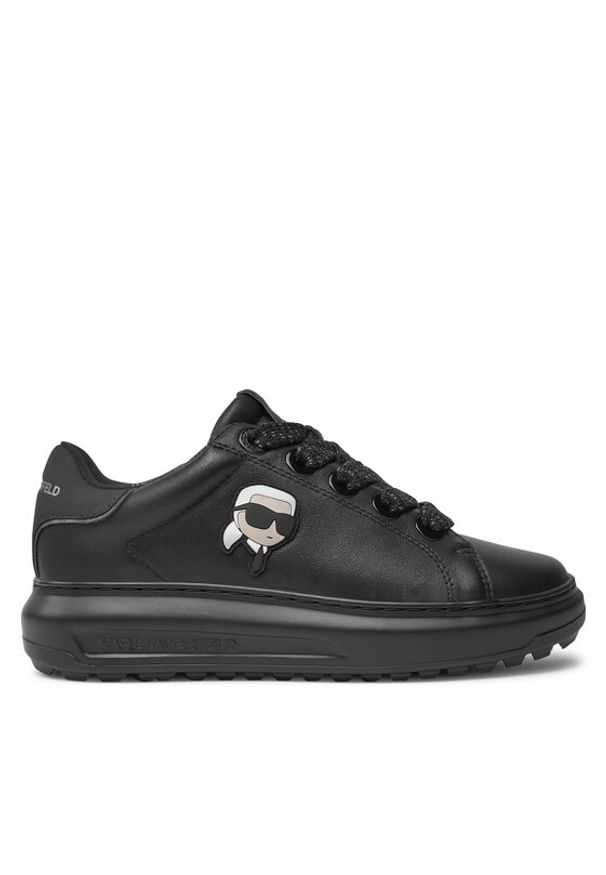 Karl Lagerfeld - KARL LAGERFELD Sneakersy KL67530 Czarny. Kolor: czarny. Materiał: skóra