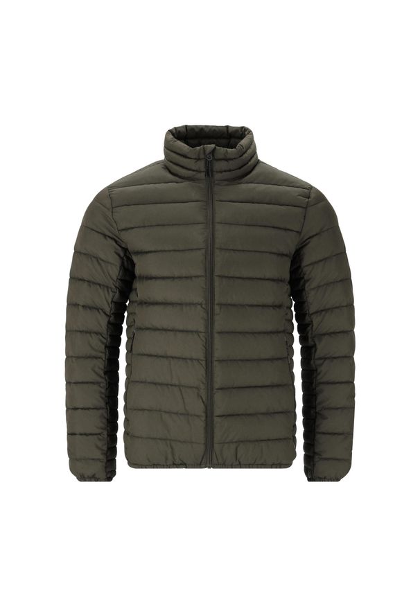 Kurtka puchowa Whistler Edge. Kolor: czarny, wielokolorowy, zielony. Materiał: puch. Sport: turystyka piesza