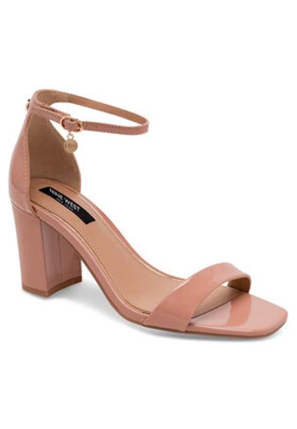 Nine West Sandały WFA2647-1 Różowy. Kolor: różowy. Materiał: skóra