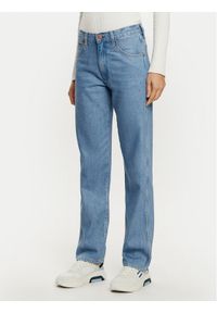 Wrangler Jeansy Sunset 112356412 Niebieski Straight Fit. Kolor: niebieski