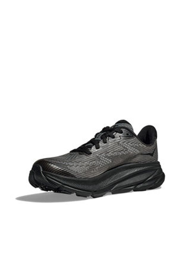 HOKA - Hoka Buty do biegania Clifton 9 1131170 Czarny. Kolor: czarny. Materiał: materiał