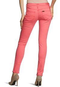 Lee - LEE SCARLETT DAMSKIE SPODNIE JEANSOWE PINK L526EV29