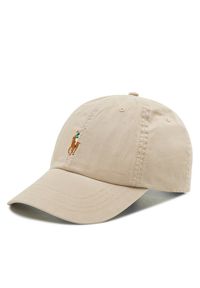 Polo Ralph Lauren Czapka z daszkiem Classic Sport Cap 710834737013 Beżowy. Kolor: beżowy. Materiał: materiał. Styl: sportowy #1