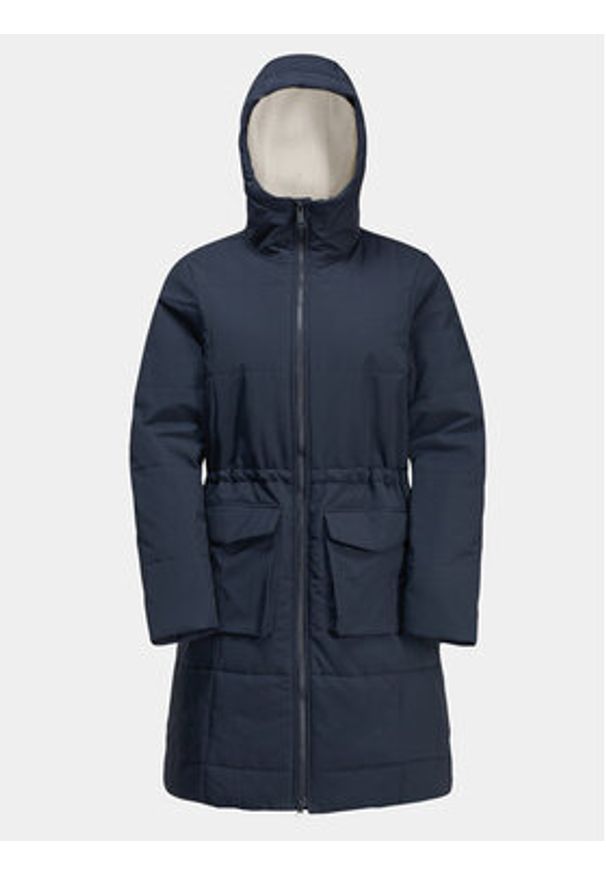 Jack Wolfskin Kurtka zimowa White Frost 1207361 Granatowy Regular Fit. Kolor: niebieski. Materiał: syntetyk. Sezon: zima