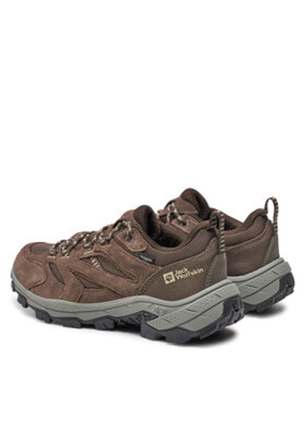 Jack Wolfskin Trekkingi Vojo Tour Texapore Low M A62070 Brązowy. Kolor: brązowy. Materiał: skóra. Sport: turystyka piesza