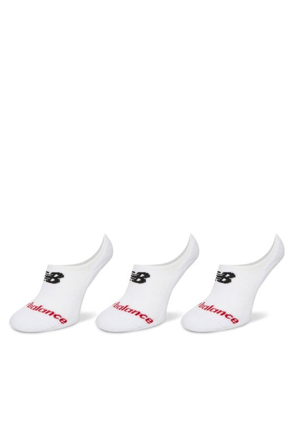 New Balance Stopki Everyday Ultra Low LAS51313WT Biały. Kolor: biały. Materiał: poliester