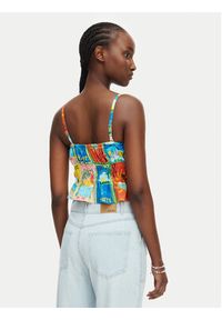 Roxy Top Atlas Palmy Daze ERJWT03669 Kolorowy Regular Fit. Materiał: bawełna. Wzór: kolorowy #3