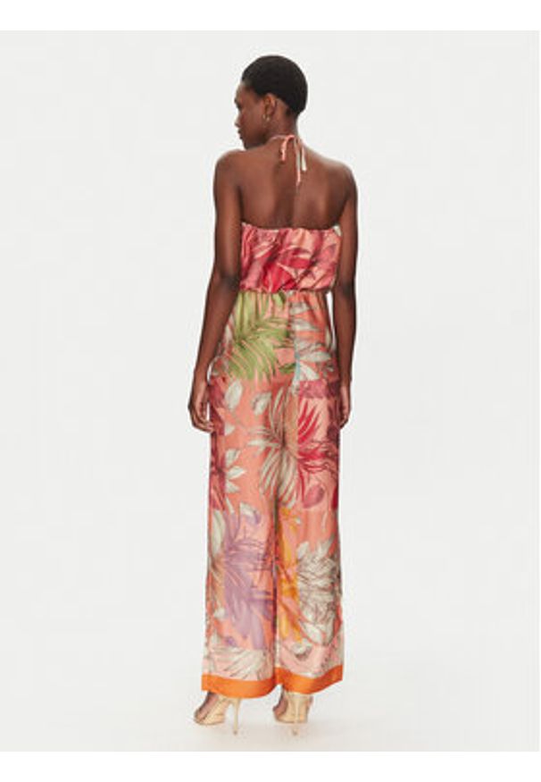 SIMONA CORSELLINI - Simona Corsellini Kombinezon P25CPTU00301 Kolorowy Wide Leg. Materiał: syntetyk. Wzór: kolorowy