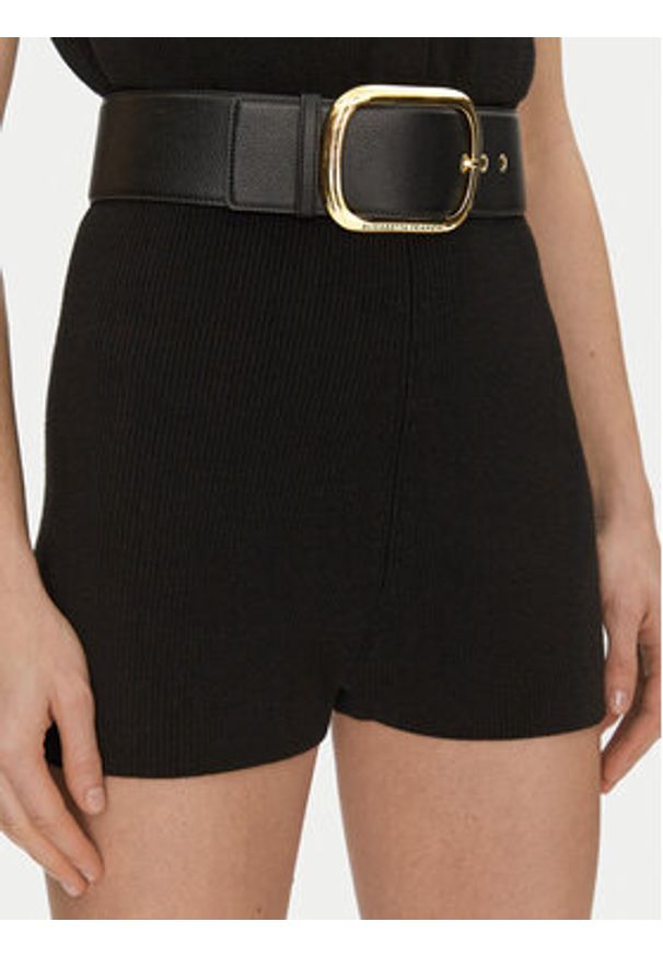 Elisabetta Franchi Kombinezon KT-55S-51E2-V450 Czarny Regular Fit. Kolor: czarny. Materiał: wiskoza