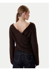 only - ONLY Sweter Zaggie 15376349 Brązowy Regular Fit. Kolor: brązowy. Materiał: syntetyk #3