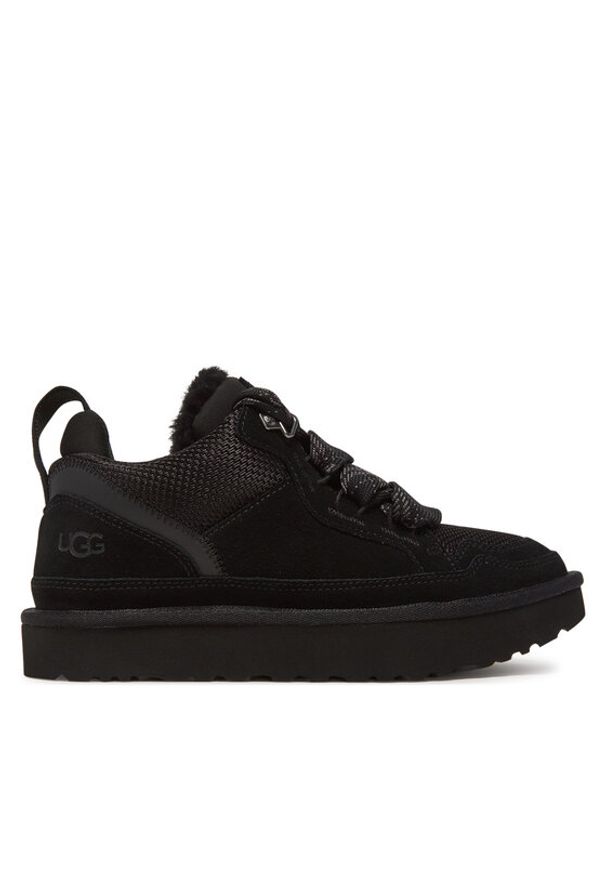 Ugg Sneakersy W Lowmel 1144032 Czarny. Kolor: czarny. Materiał: zamsz, skóra