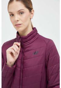 4f - 4F kurtka sportowa kolor fioletowy. Kolor: fioletowy. Materiał: włókno, puch, materiał. Technologia: Primaloft #5