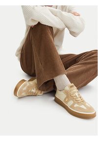 U.S. Polo Assn. Sneakersy EO-HAIRY001W/6LS1 Écru. Kolor: kremowy. Materiał: skóra #4