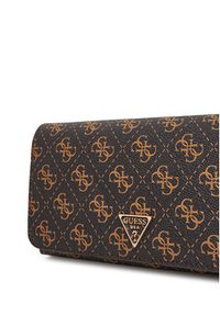 Guess Torebka Noelle II Mini HWQG96 72750 Brązowy. Kolor: brązowy. Materiał: skórzane