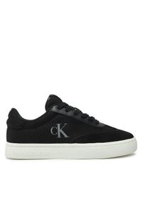 Calvin Klein Jeans Sneakersy Classic Cupsole Low Mix Mg Wn YW0YW01636 Czarny. Kolor: czarny. Materiał: materiał #1