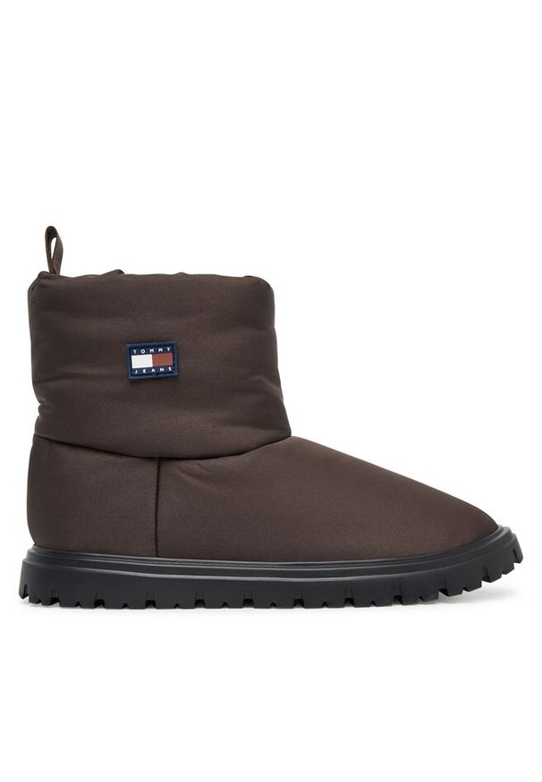 Śniegowce Tommy Jeans. Kolor: brązowy