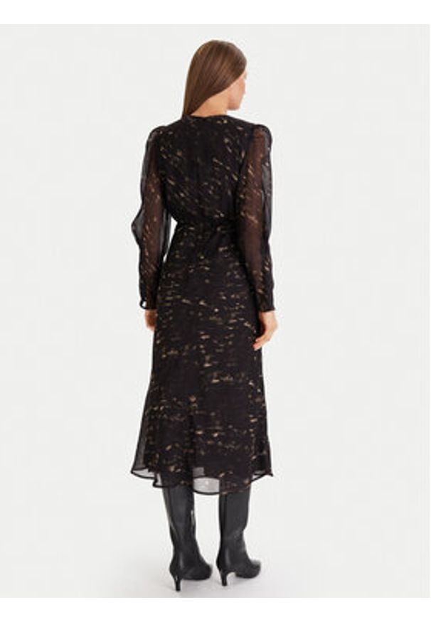 Morgan Sukienka koktajlowa 252-ROOD.F Czarny Regular Fit. Kolor: czarny. Materiał: syntetyk. Styl: wizytowy