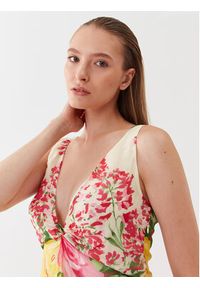 Blugirl Blumarine Sukienka codzienna RA3148-T3079 Kolorowy Regular Fit. Okazja: na co dzień. Materiał: wiskoza. Wzór: kolorowy. Typ sukienki: proste. Styl: casual #4