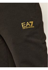 EA7 Emporio Armani Spodnie dresowe 8NPP53 PJ05Z 0208 Czarny Slim Fit. Kolor: czarny. Materiał: dresówka, bawełna #3